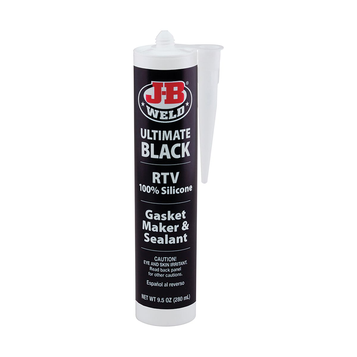 JB Weld Ultimate Black RTV Gasket Maker And Sealant 280mL 32929, , scaau_hi-res