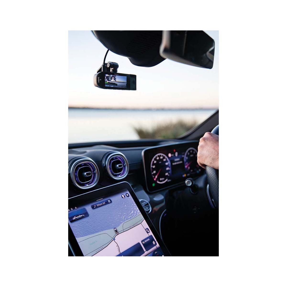 Uniden Dash View 40R Smart Dash Cam With Rear View Camera, , scaau_hi-res