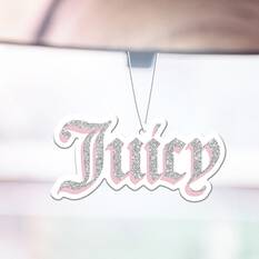 Juicy Couture Air Freshener - Glitter Logo Silver/Pink, , scaau_hi-res