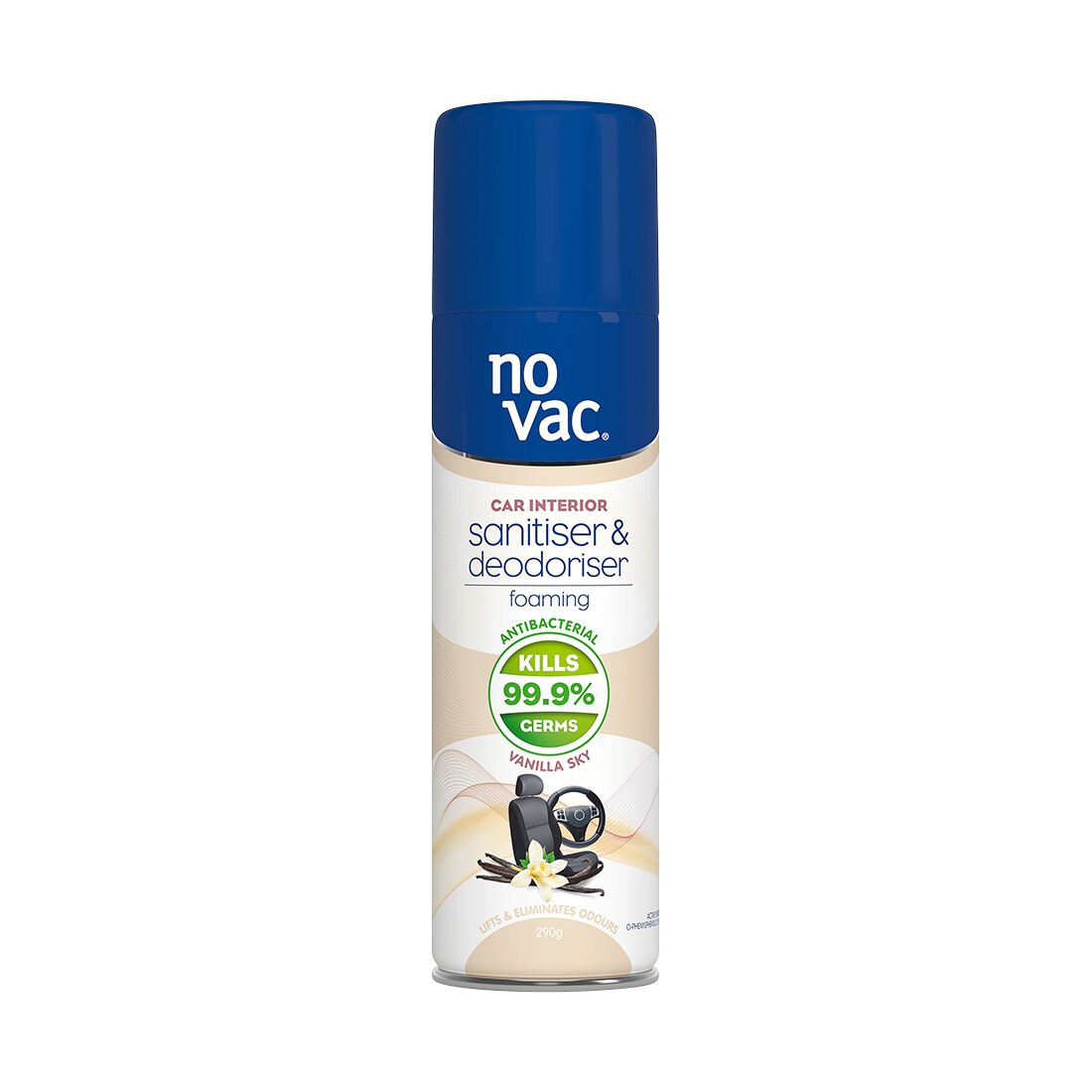 No Vac Deodoriser Air Freshener Vanilla Sky 290g, , scaau_hi-res