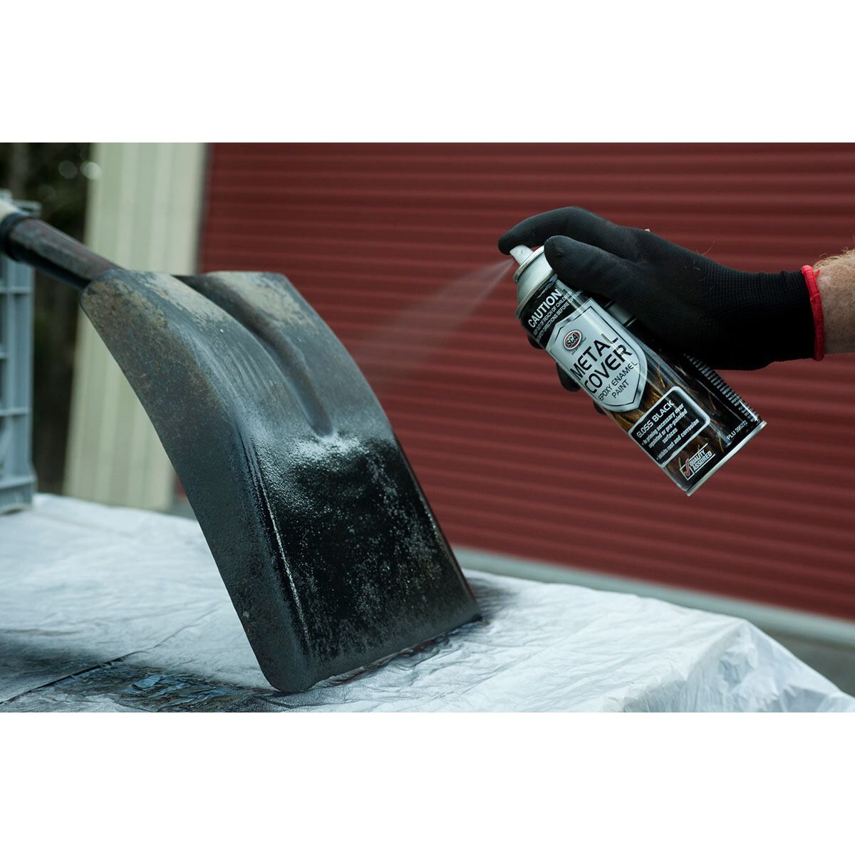 SCA Metal Cover Enamel Rust Paint, Silver - 1 Litre, , scaau_hi-res