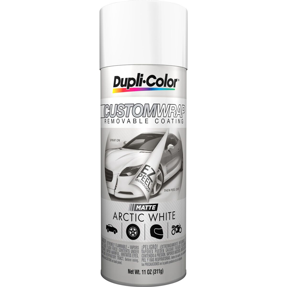 Dupli Color Aerosol Paint Custom Wrap Matte Arctic White 311g