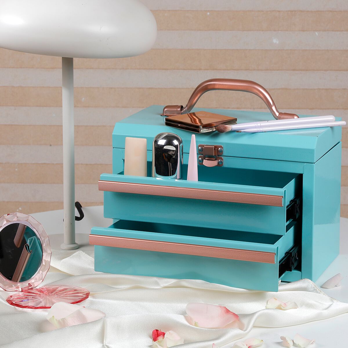 Toolpro Mini Tool Chest Turquois, , scaau_hi-res