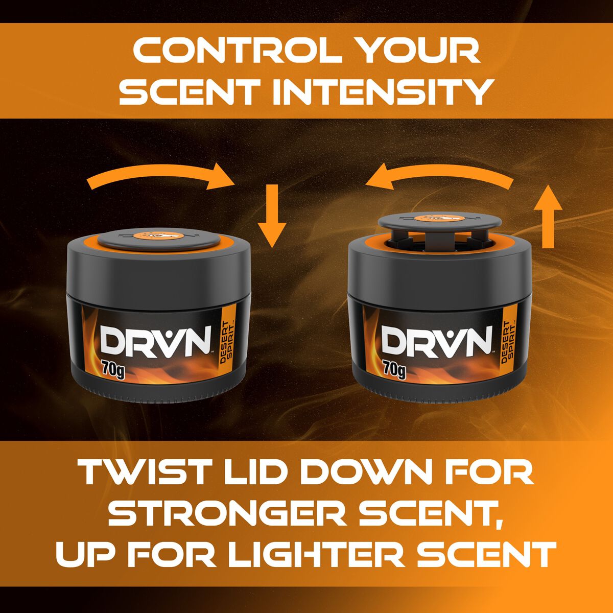 DRVN Desert Spirit Gel Can Air Freshener - 1 Pack, , scaau_hi-res