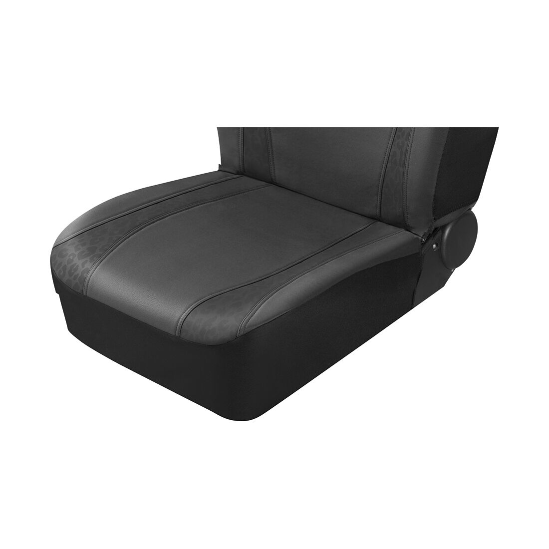 SCA Seat Cover Black Leopard Leather Look, Adjustable Headrests, Airbag Compatible, Size 30A, , scaau_hi-res
