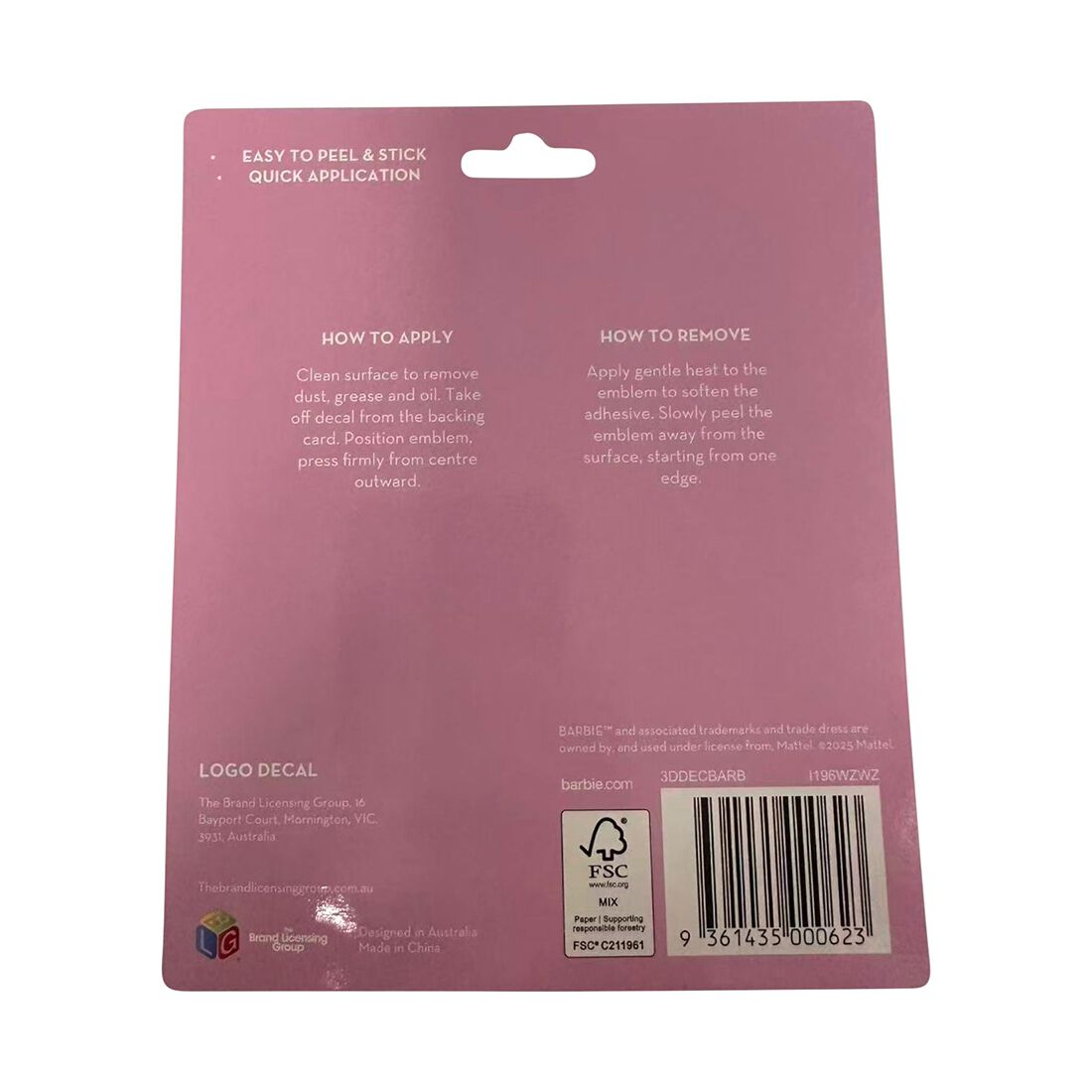 3D Decal Barbie, , scaau_hi-res