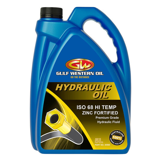 Gulf Western Superdraulic Hydraulic Oil - ISO 68, 5 Litre, , scaau_hi-res