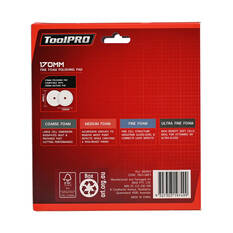 ToolPRO 170mm Fine Foam Polishing Pad Blue, , scaau_hi-res