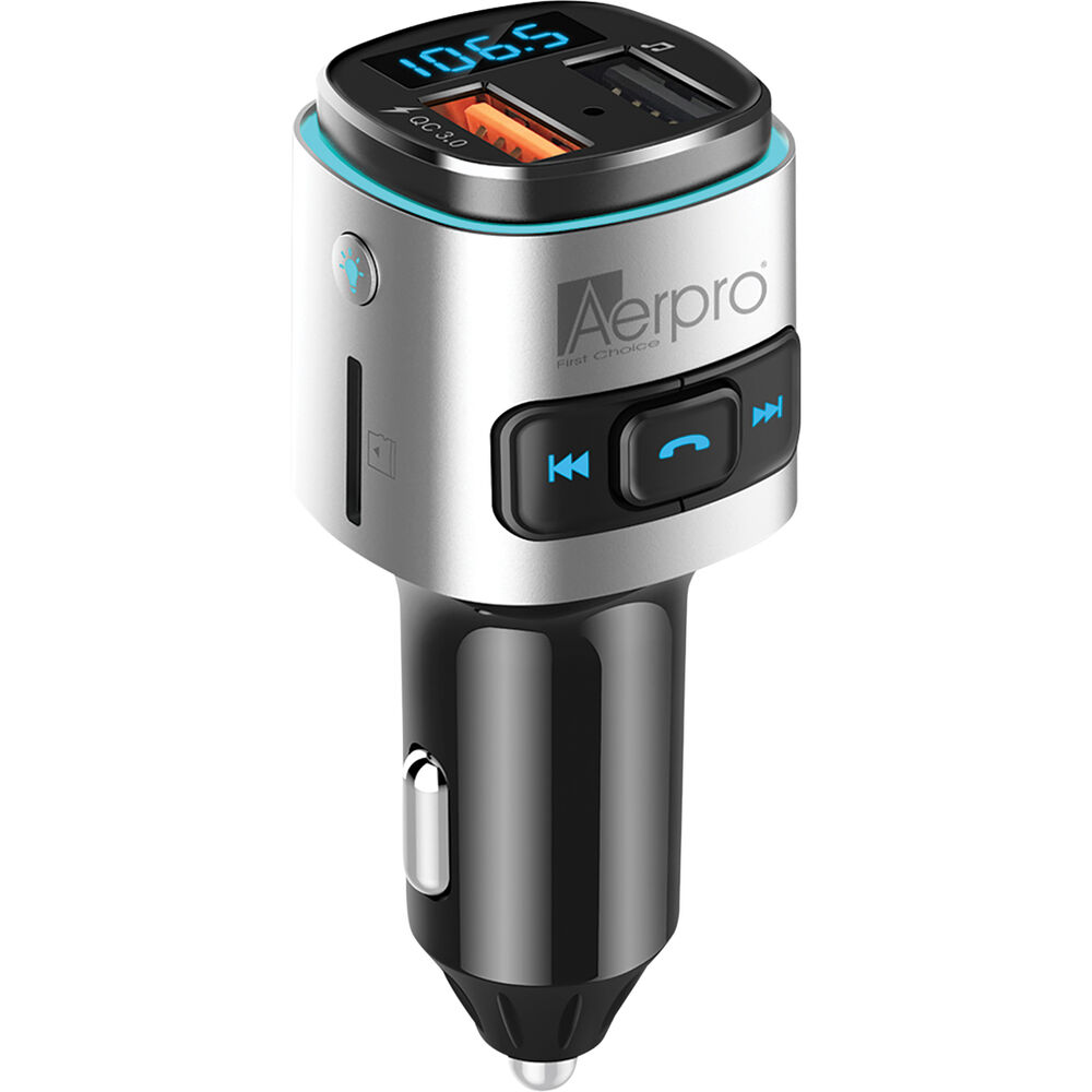 Aerpro Bluetooth FM Transmitter with QC3.0 USB APBT210 Supercheap Auto
