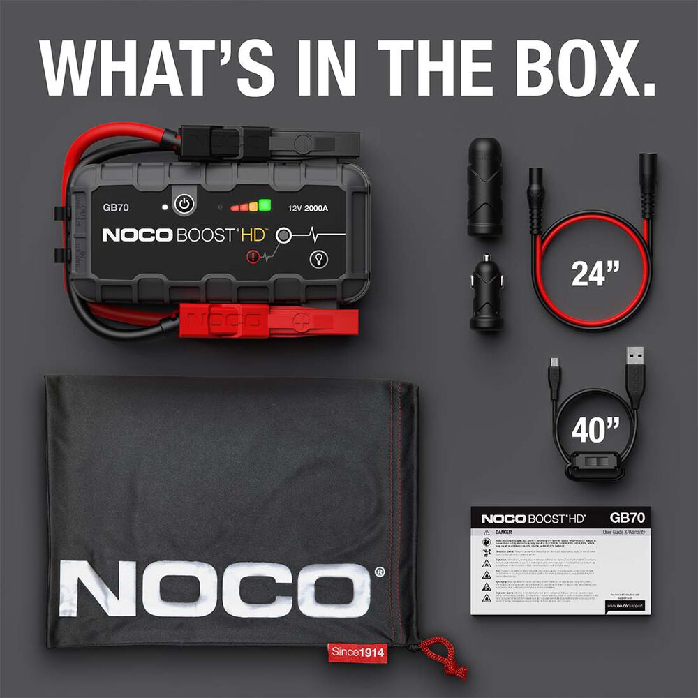 NOCO UltraSafe Boost HD Lithium Jump Starter 12V 2000 Amp | Supercheap Auto