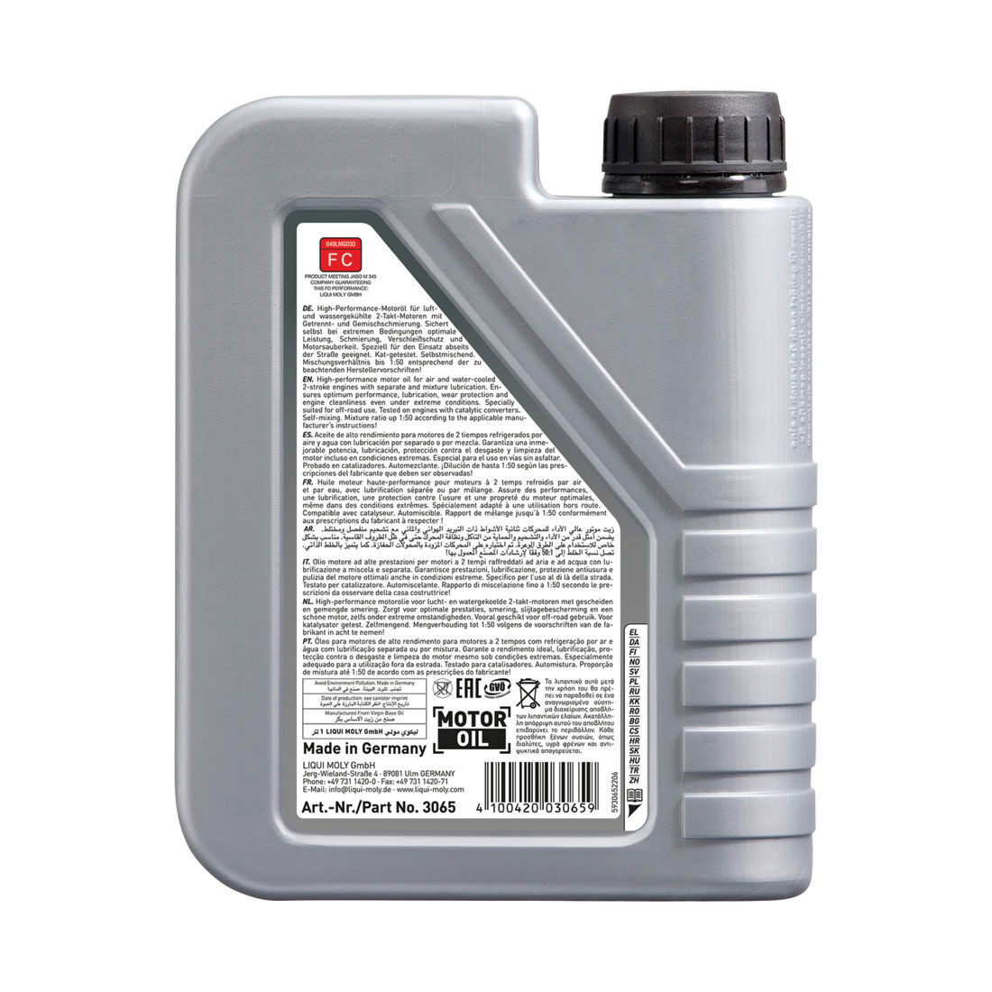 LIQUI MOLY Offroad 2T Motorcycle Oil 1 Litre, , scaau_hi-res