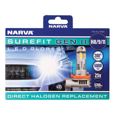 Narva Surefit LED Headlight Globes H8/9/11 12/24V, , scaau_hi-res