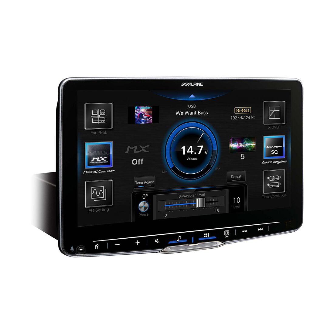 Alpine ILX-F509E Halo9 9&quot; Hi-Res Audio Receiver with Wireless Apple CarPlay and Wired Android Auto, , scaau_hi-res