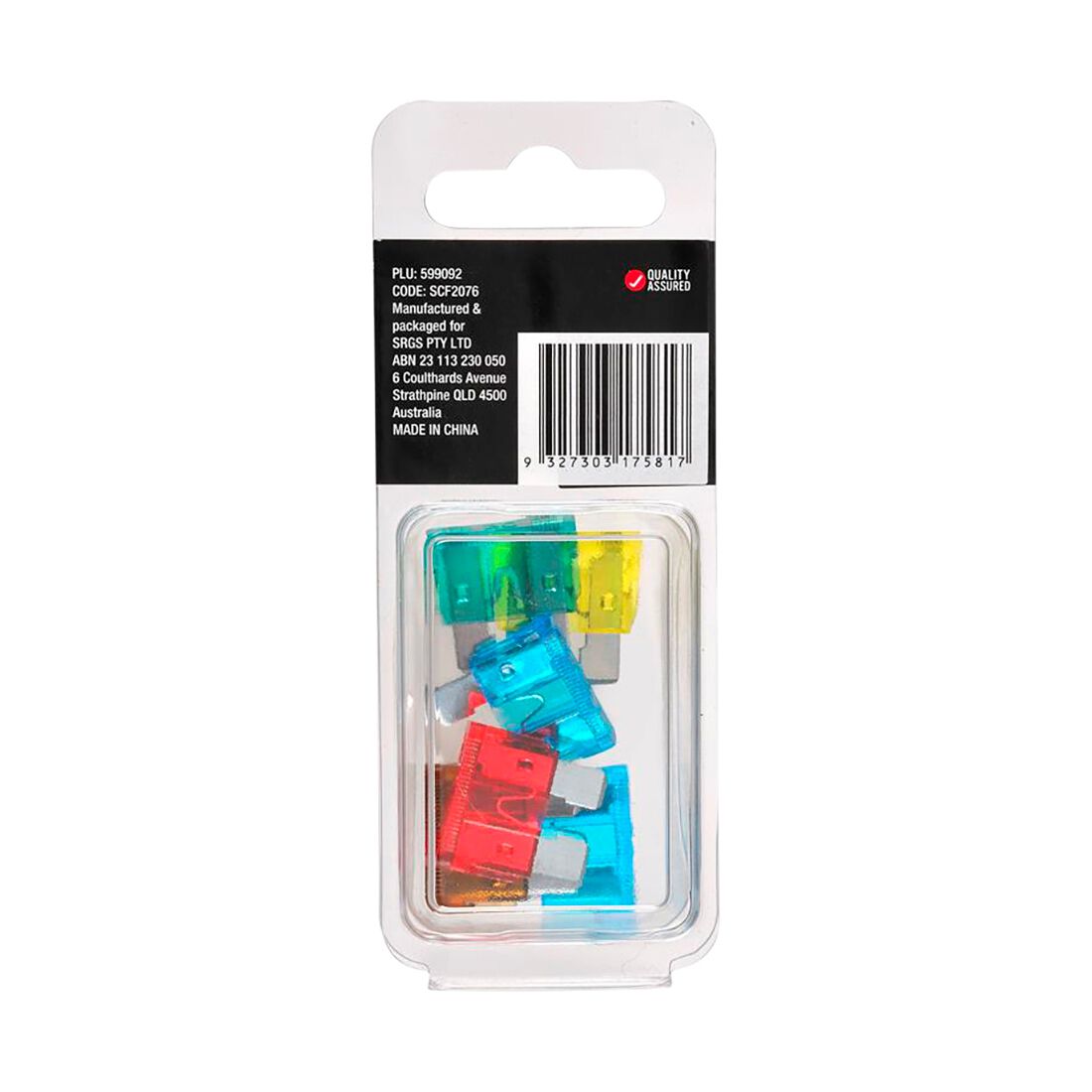 SCA Automotive Fuses - Standard Blade Assorted, 6 Pack, , scaau_hi-res