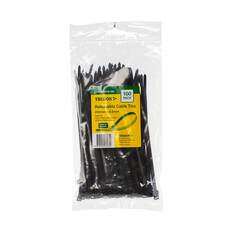 Tridon Releasable Cable Ties, Black, 200mm x 4.8mm, 100 Pack, CTR205BKCD-100, , scaau_hi-res