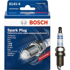 Bosch Double Platinum Spark Plug 8141-4 4 Pack, , scaau_hi-res