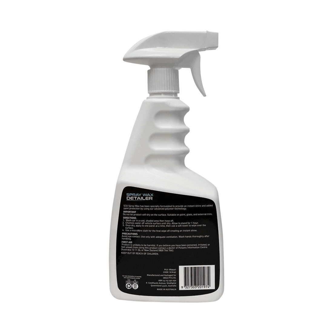 SCA Spray Wax 750mL, , scaau_hi-res
