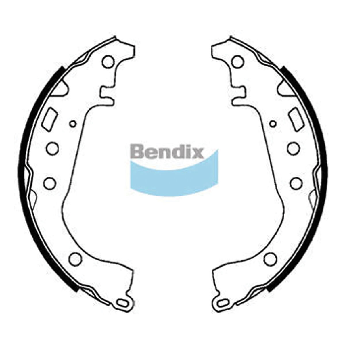 Bendix Brake Shoes - BS5004, , scaau_hi-res