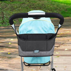 Skechers Kids Headrest/Stroller Organiser Grey, , scaau_hi-res