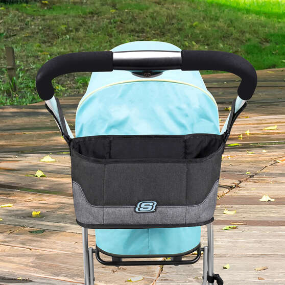 Skechers Kids Headrest/Stroller Organiser Grey, , scaau_hi-res