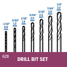 Dremel 7pc Mini Drill Bit Set, , scaau_hi-res