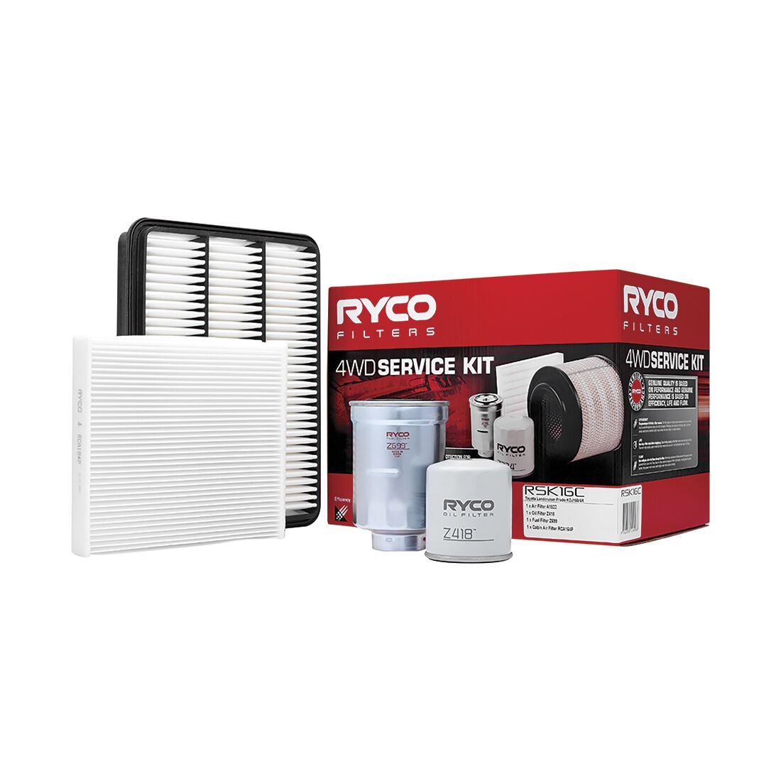 Ryco Filter Service Kit Includes Cabin Air Filter - RSK16C, , scaau_hi-res