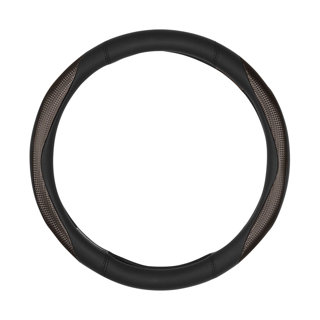 SCA Steering Wheel Cover Sports Leather Look Black Metallic, , scaau_hi-res