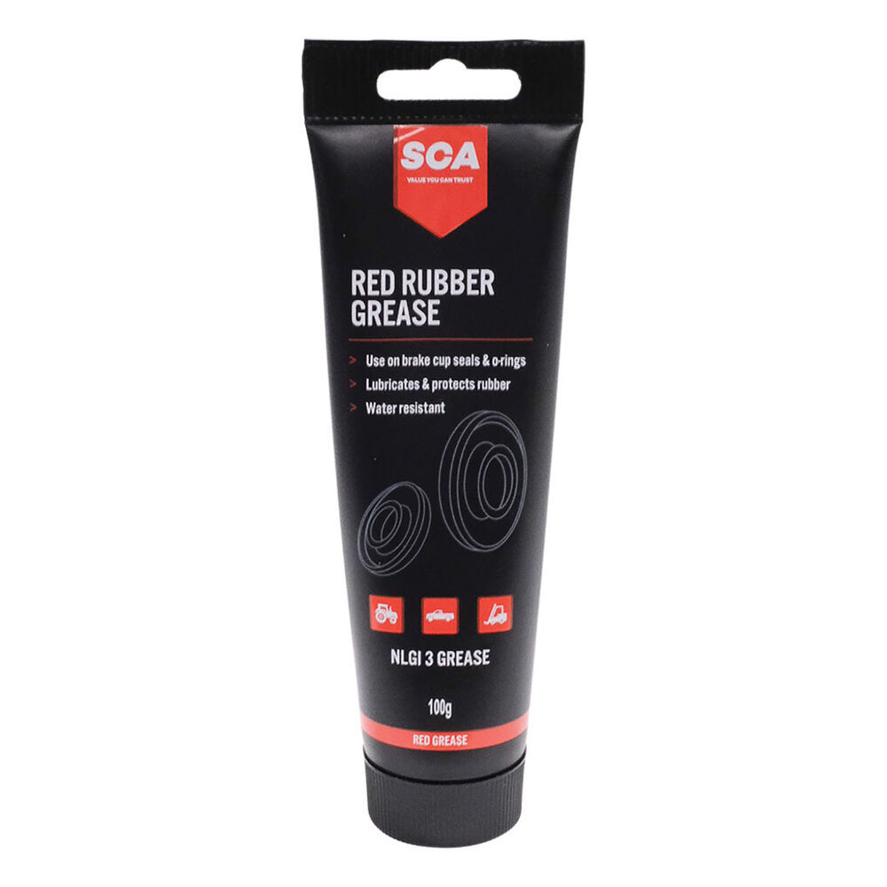 SCA Red Rubber Grease Tube 100g | Supercheap Auto