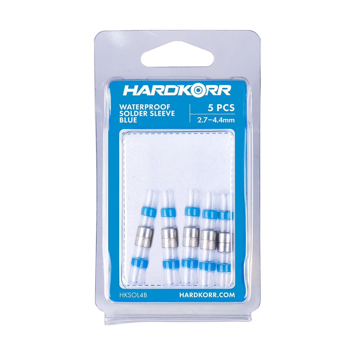 Hardkorr Solder Sleeve Kit - 2.7-4.4mm, Blue, 5 Pack, , scaau_hi-res