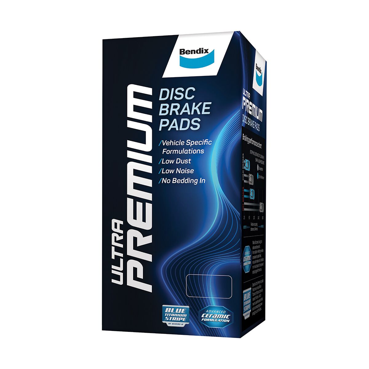 Bendix Ultra Premium Disc Brake Pads DB2458-UP, , scaau_hi-res