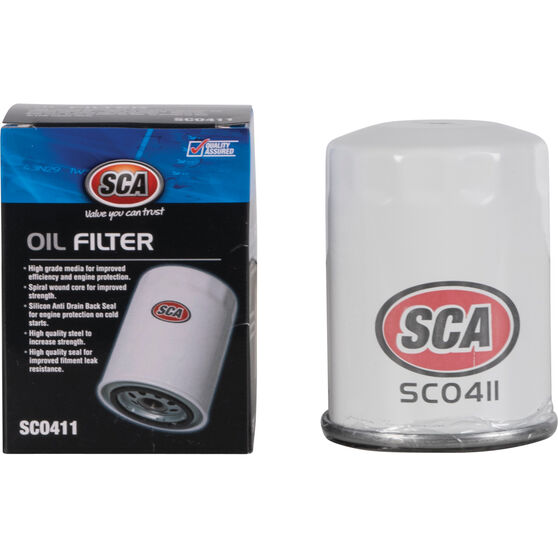 SCA Oil Filter SCO411 (Interchangeable with Z411) Supercheap Auto
