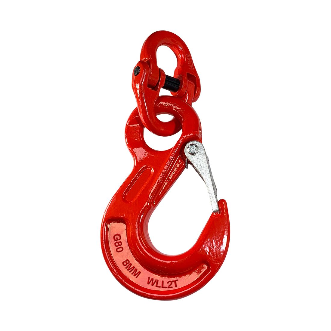 Ridge Ryder Clevis Hook with Safety Latch 8mm 8T 2 Pack, , scaau_hi-res