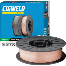 Cigweld WeldSkill Solid Welding Wire 0.8mm 5kg Handispool, , scaau_hi-res