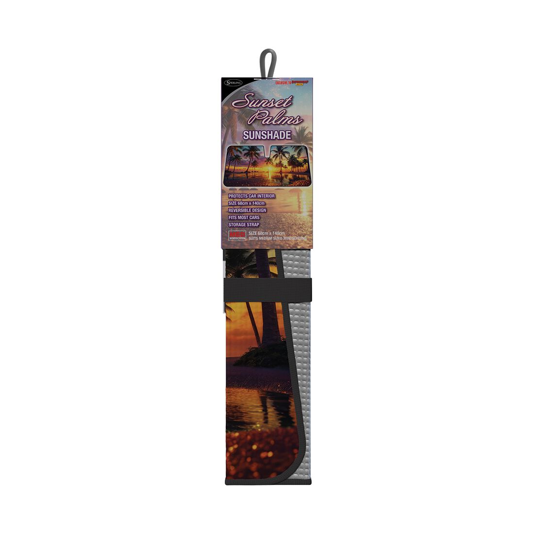Sunset Palms Sunshade Accordion Front, , scaau_hi-res