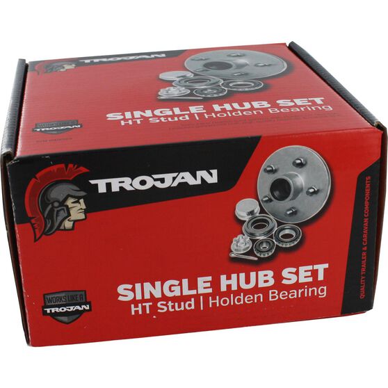 Trojan Trailer Hub Kit - HT Holden, 155mm, , scaau_hi-res