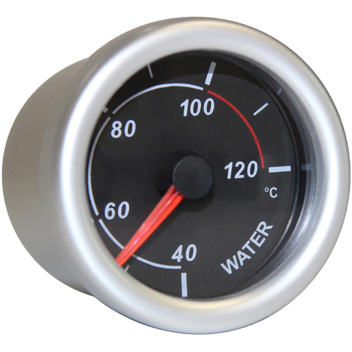 Autoline Water Temperature Gauge - Black, 52mm, , scaau_hi-res