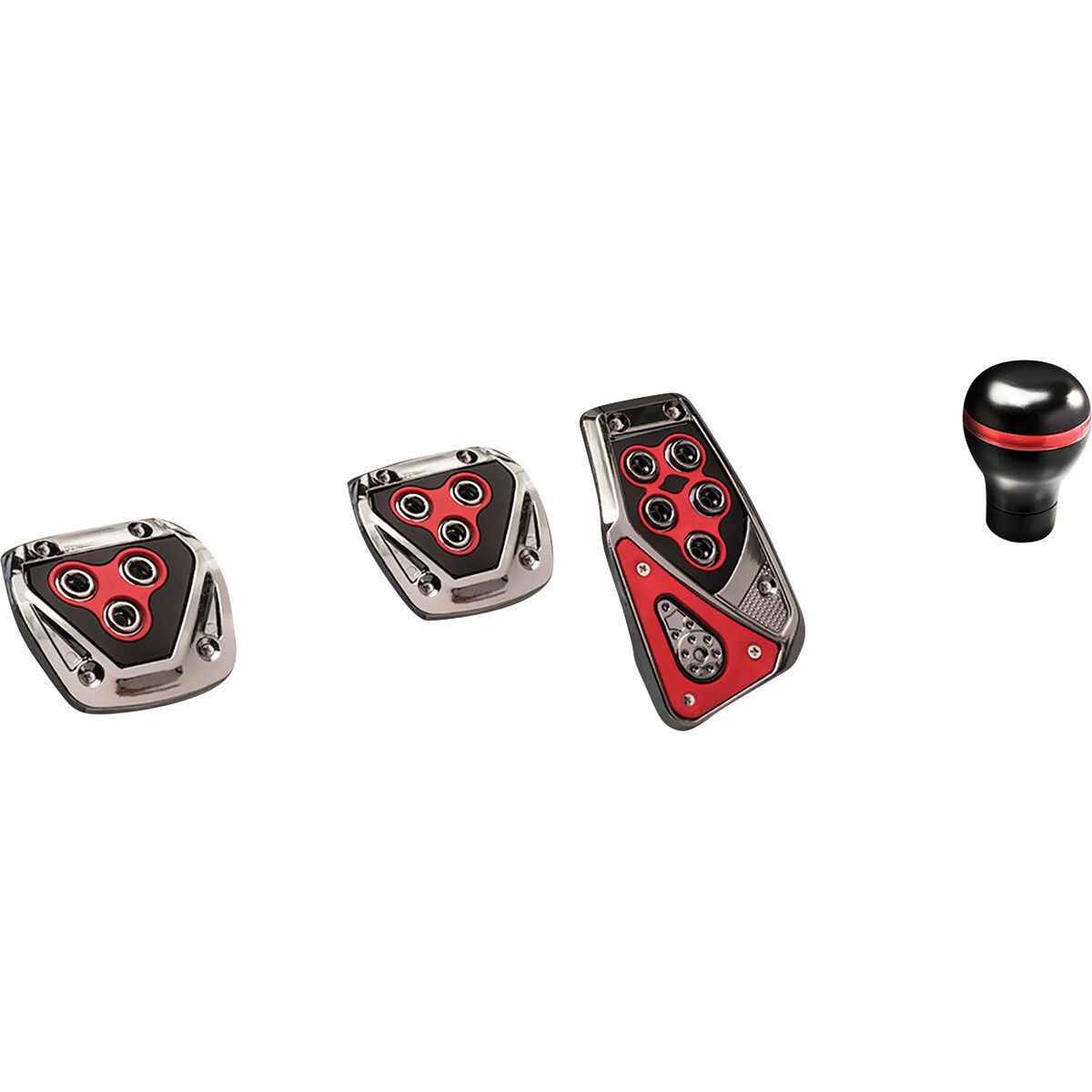 TypeS Red Gear Knob Pedal Pad Set Manual Supercheap Auto