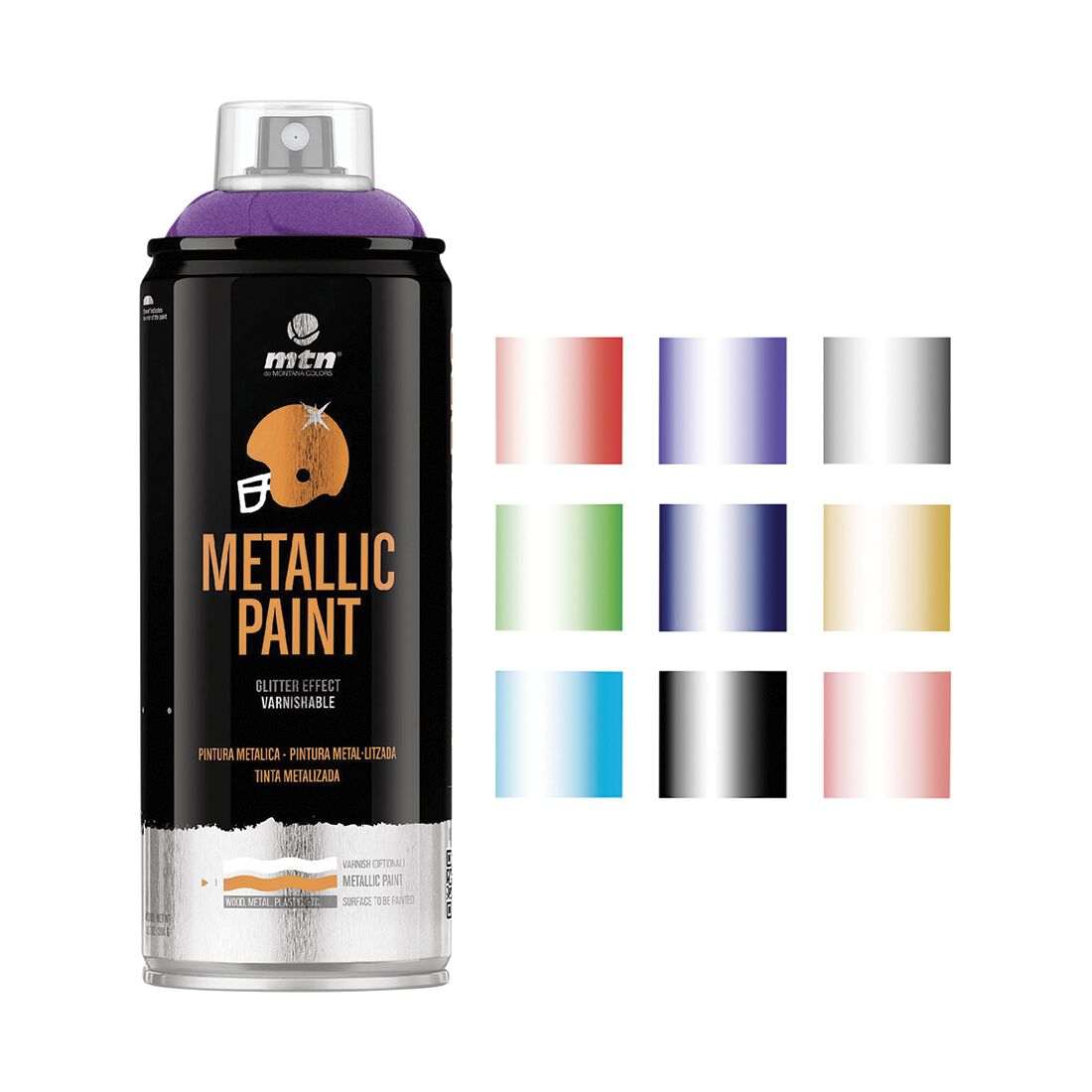 MTN Pro Metallic Violet Spray Paint 400mL, , scaau_hi-res