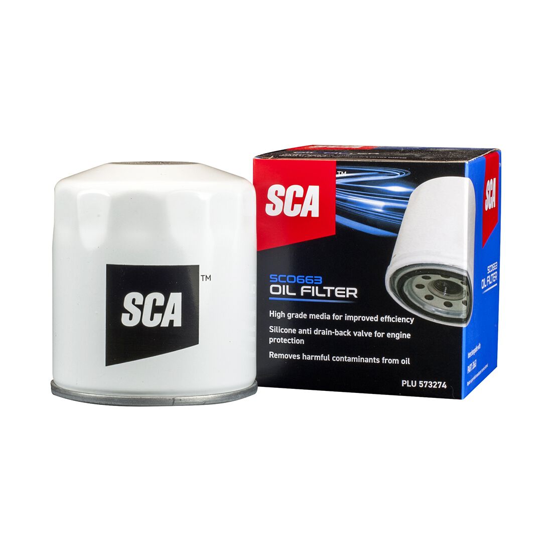 SCA Oil Filter SCO663 (Interchangeable with Z663), , scaau_hi-res