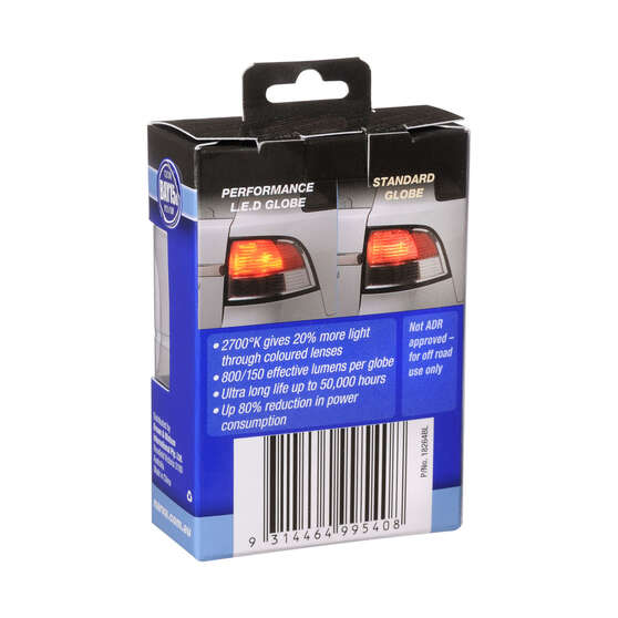 Narva Automotive Globes - Performance LED Bayonet 12/24V, P21/5W, BAY15D, , scaau_hi-res