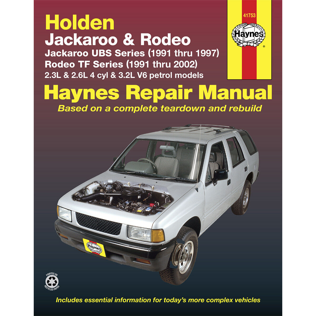 Holden rodeo clearance parts manual