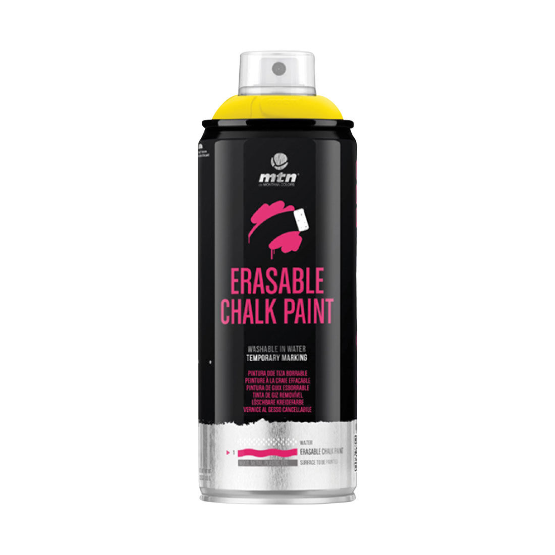 MTN Pro Light Yellow Erasable Chalk Spray Paint  400mL, , scaau_hi-res