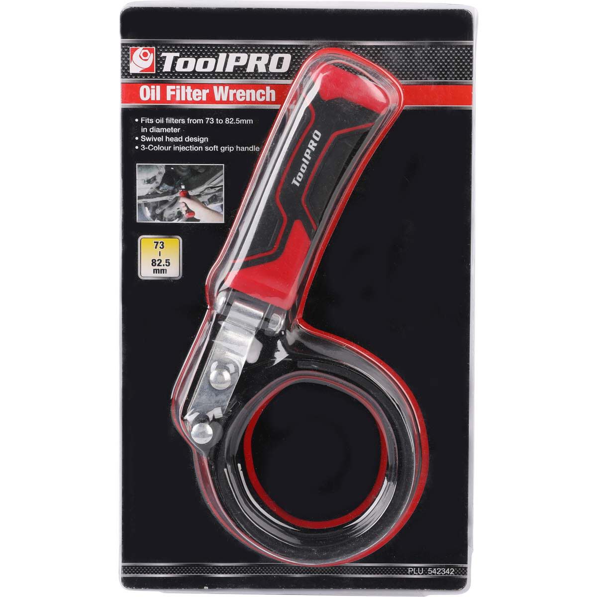 ToolPRO Oil Filter Wrench 73-82mm, , scaau_hi-res