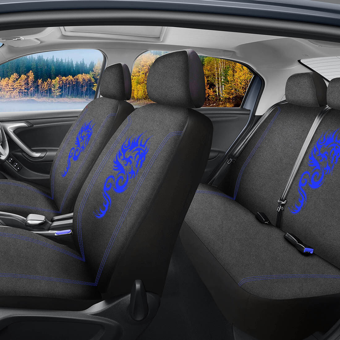 Punisher seat covers store