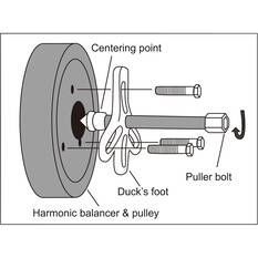 ToolPRO Harmonic Balancer Puller Kit 13 Piece, , scaau_hi-res