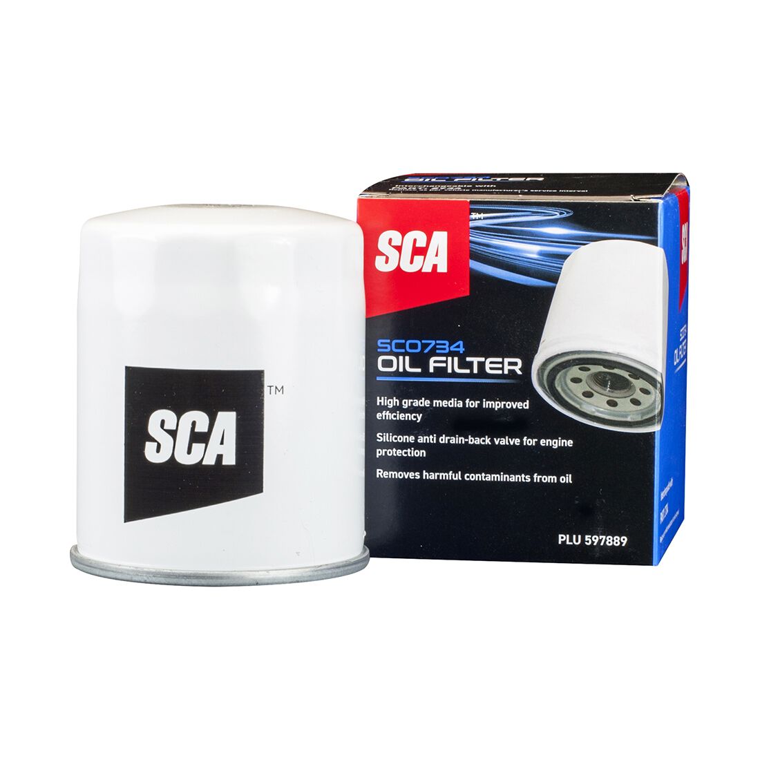SCA Oil Filter SCO734 (Interchangeable with Z734), , scaau_hi-res