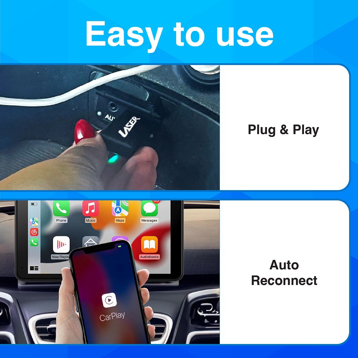 Laser Wireless CarPlay/Android Auto Adaptor, , scaau_hi-res