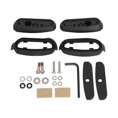 Rhino-Rack Base Kit to suit Isuzu Dmax Gen 3/Mazda BT50 Gen 3 Front Only 2Pcs - RCP71F-BK, , scaau_hi-res