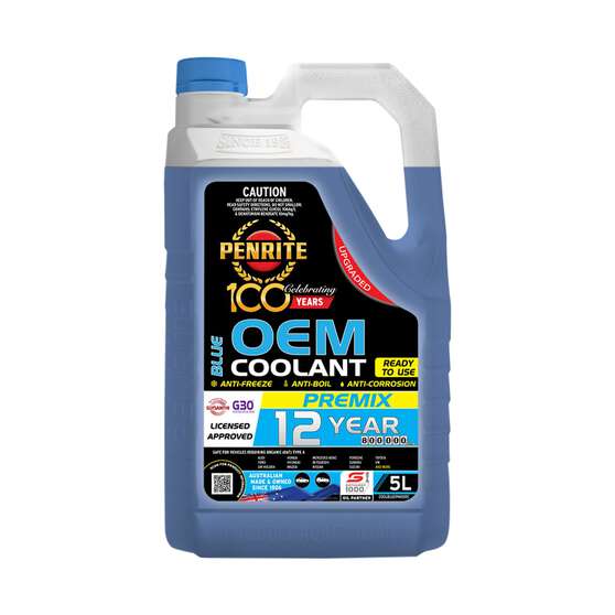 Penrite Blue Long Life Anti Freeze / Anti Boil Coolant Premix - 5 Litres, , scaau_hi-res