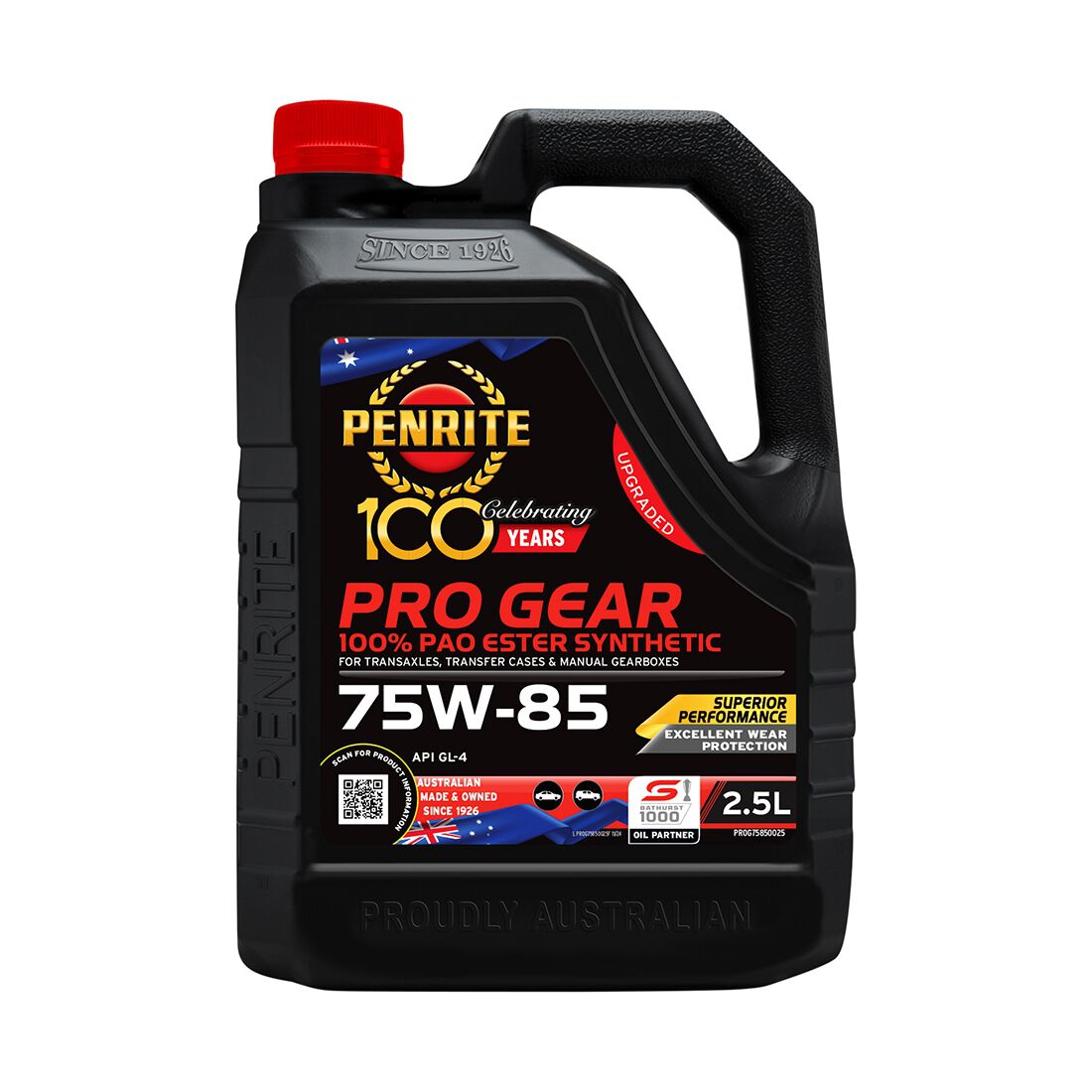 Penrite Pro Gear Oil - 75W-85 2.5 Litre, , scaau_hi-res